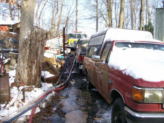 Evna Road Shed Fire, 03-04-2009